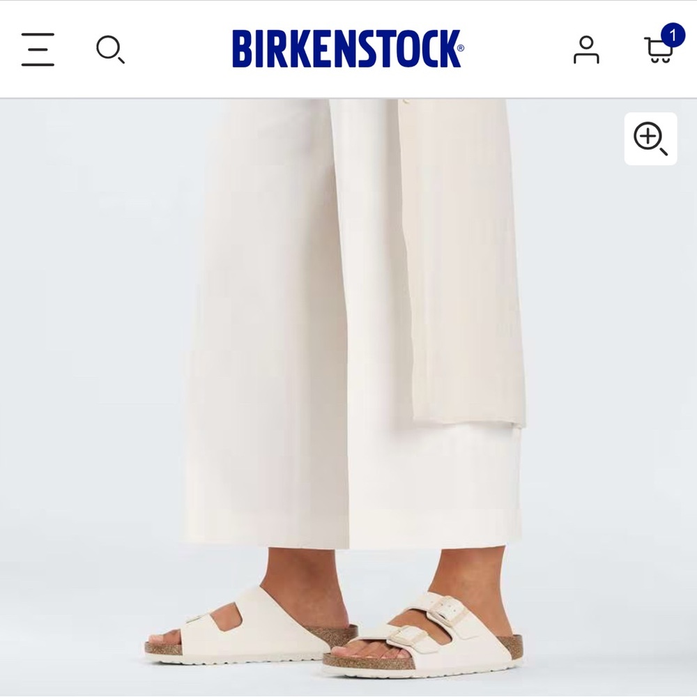 Birkenstock Arizona Eggshell 10 (41) NWT
